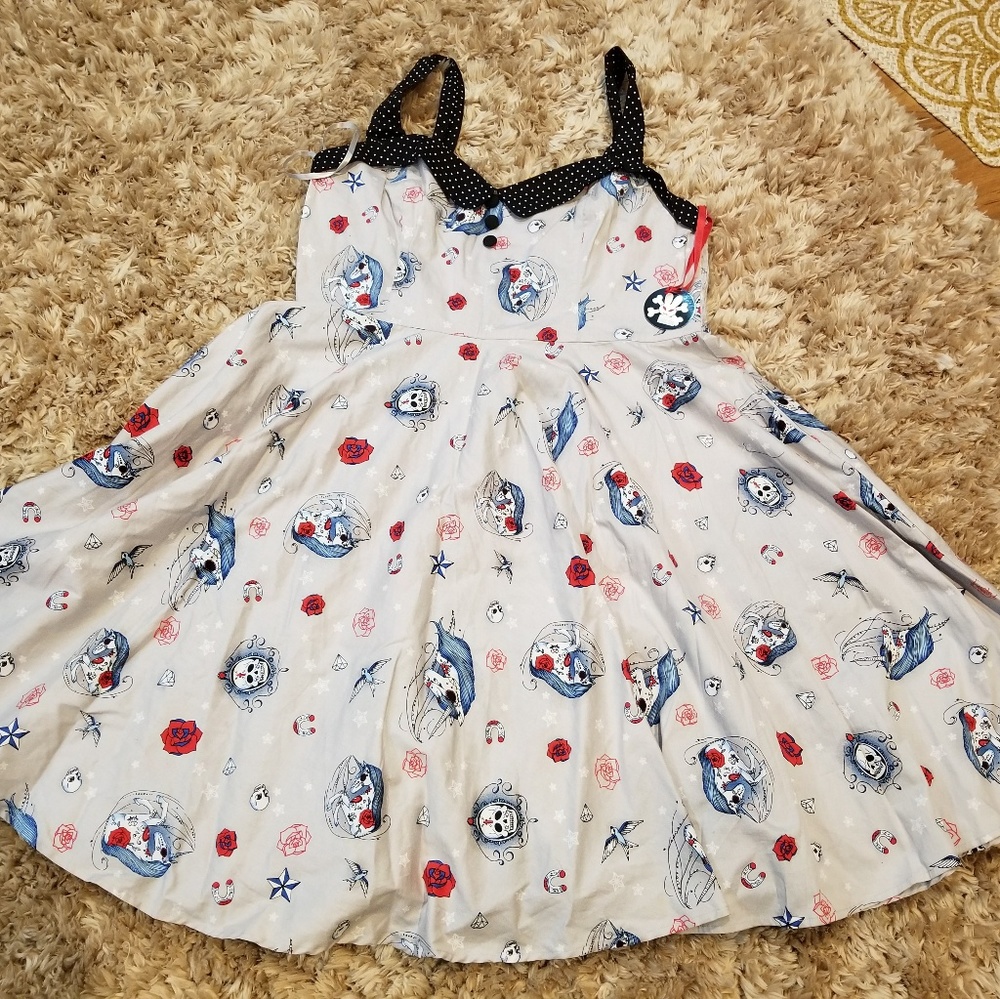 Hell Bunny day of dead unicorn dress